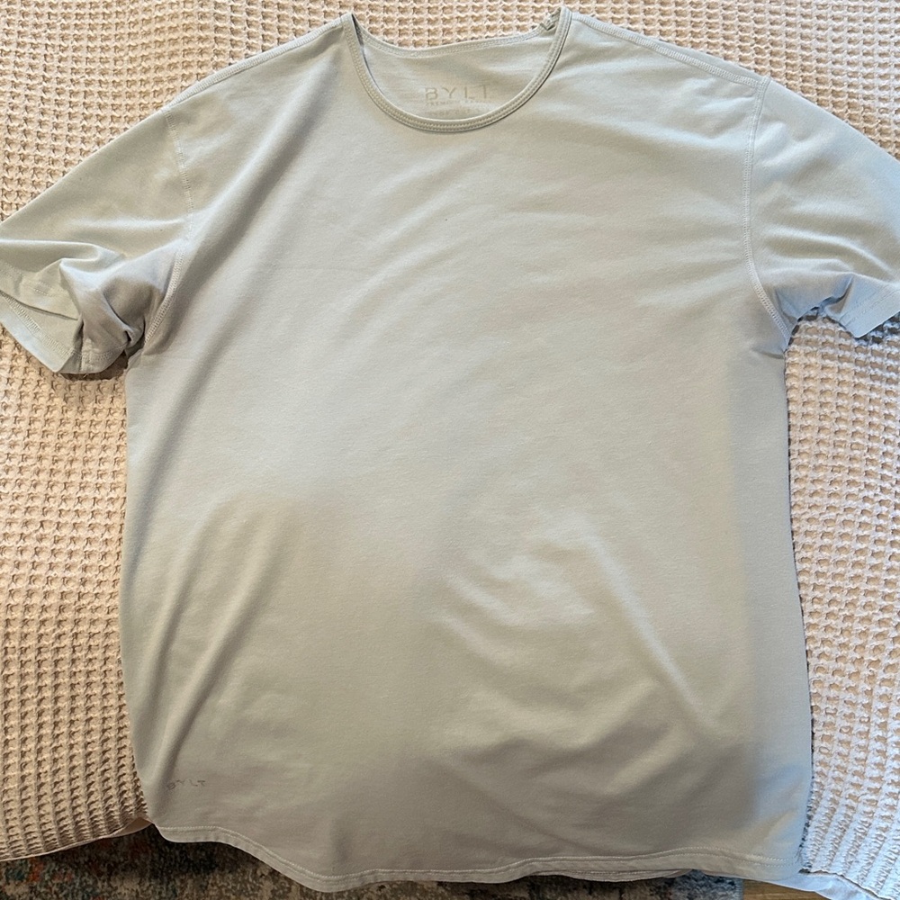 BYLT Basics Men's Soft Gray Short Sleeve Tee